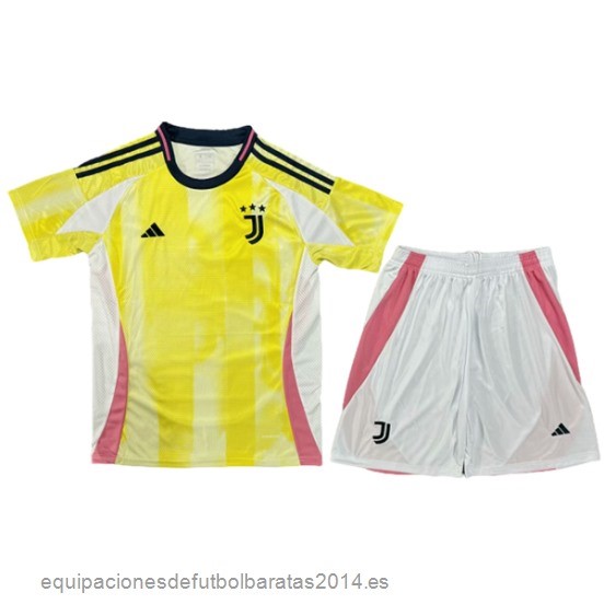 Nuevo 2ª Conjunto De Hombre Juventus 24/25 Amarillo Blanco Baratas